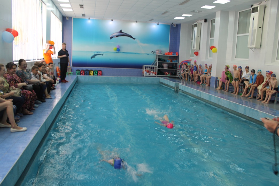 17 мая в нашем бассейне были организованы соревнования «Весёлые дельфины»